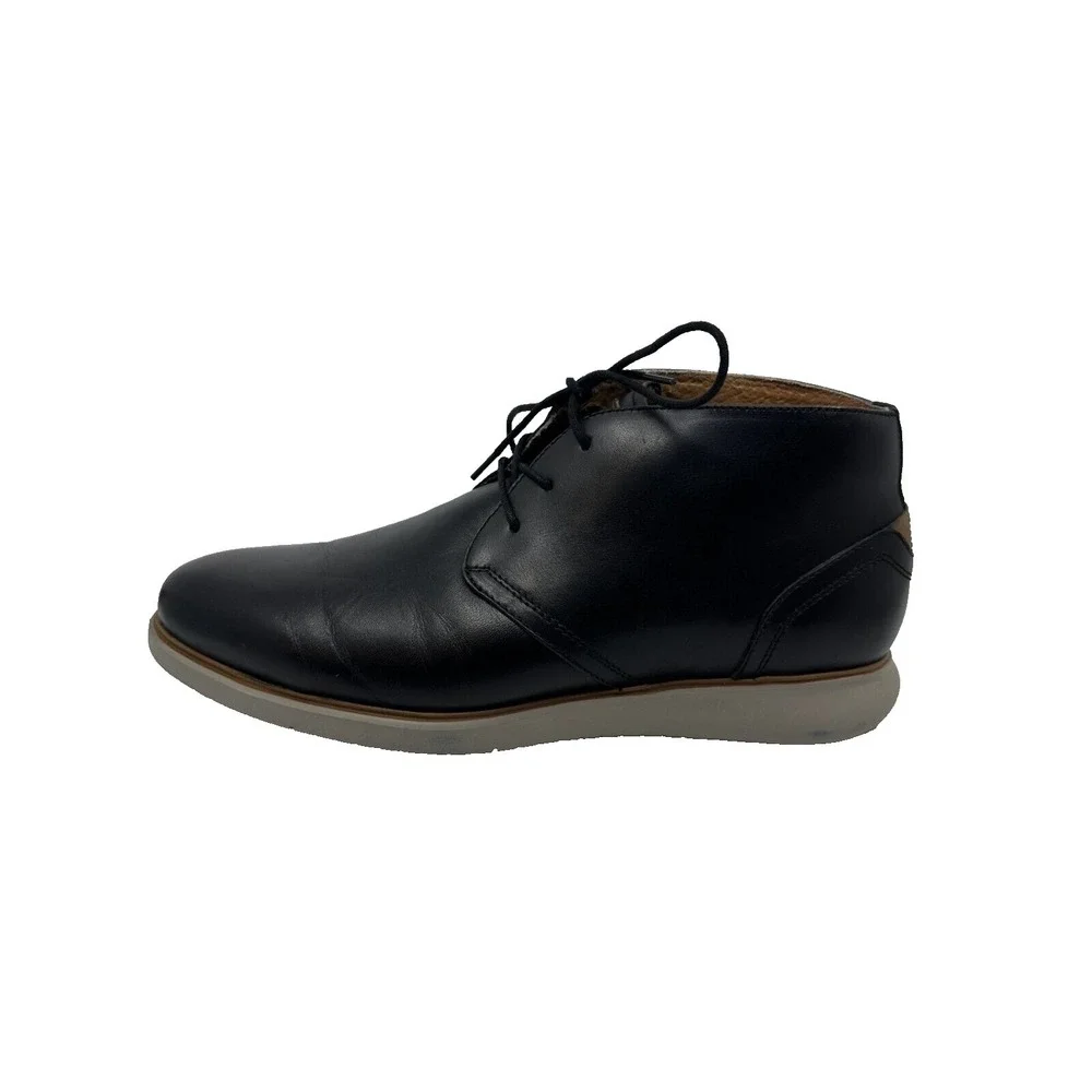 Florsheim Men's Fuel Plain Toe Chukka BT Black Boot US 10.5 14241-001 NEW OPN BX